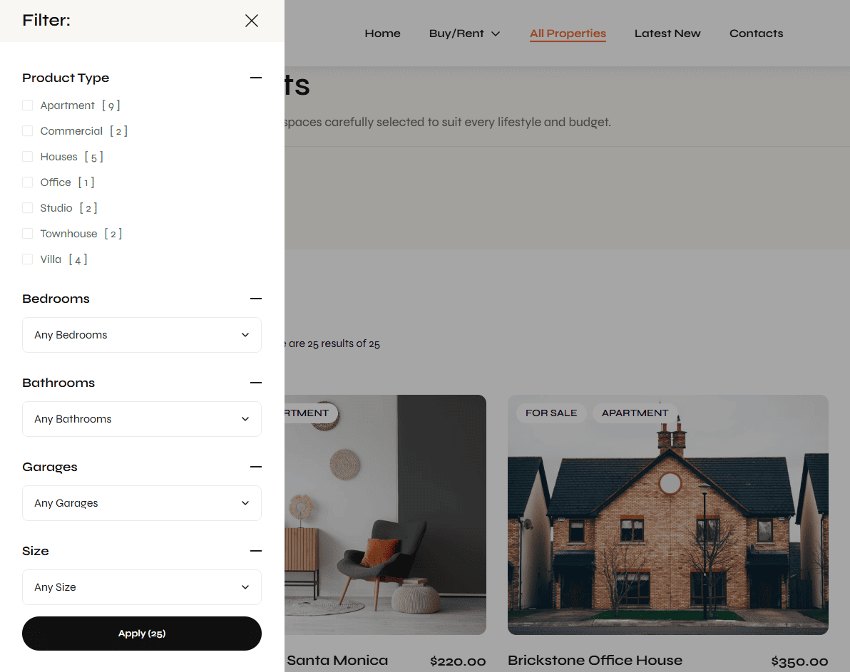 Domira Real Estate Shopify Theme screenshot